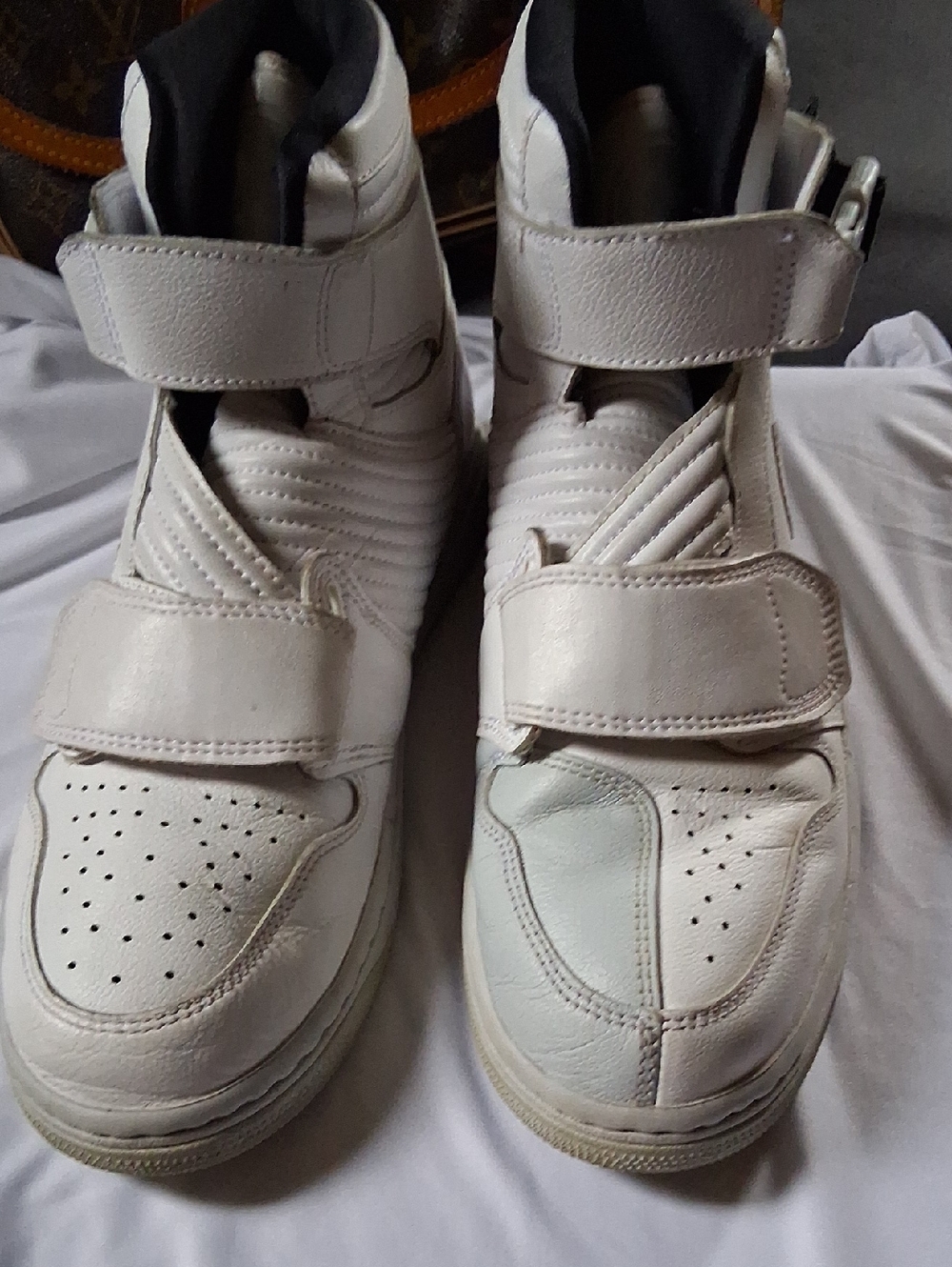 Jordan 1 Moto Pure Platinum. Men's White High-Top Athletic Shoes
